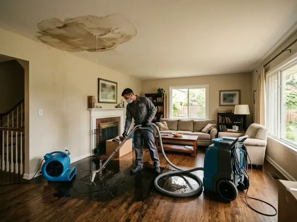 attic-pipe-burst-ceiling-drip-008 — frequently asked questions, Water Damage Restoration & Carpet Care in Middle River, MD